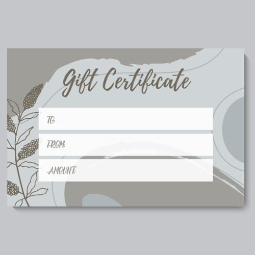 Gift Certificate.,.