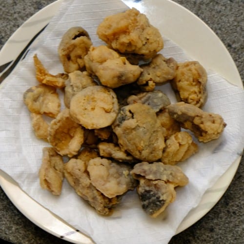 Deep Fried Mushrooms.