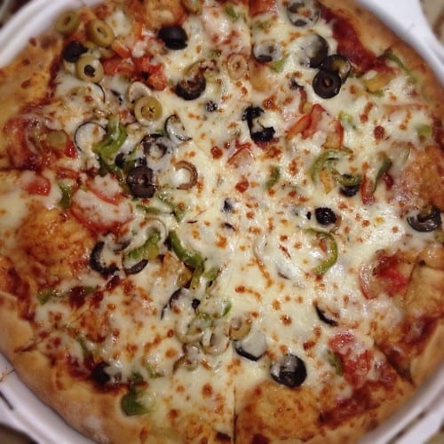 All Meat Pizza.