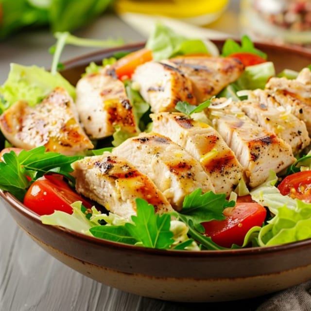 Chicken Caesar.