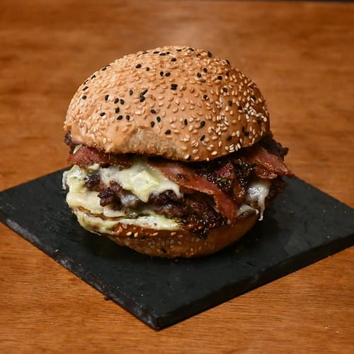 Bacon Cheese Burger.