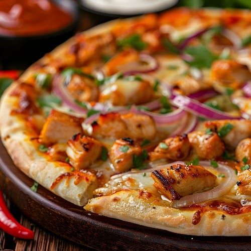 BBQ Chicken Pizza.