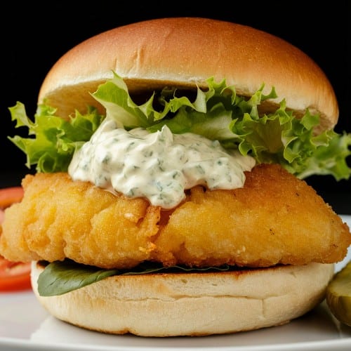 Haddock Burger.