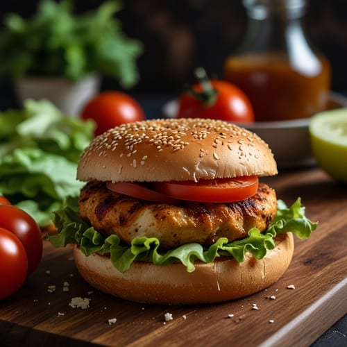 Crispy Chicken Burger.