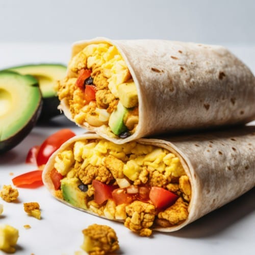 Chicken Or Steak Burrito.