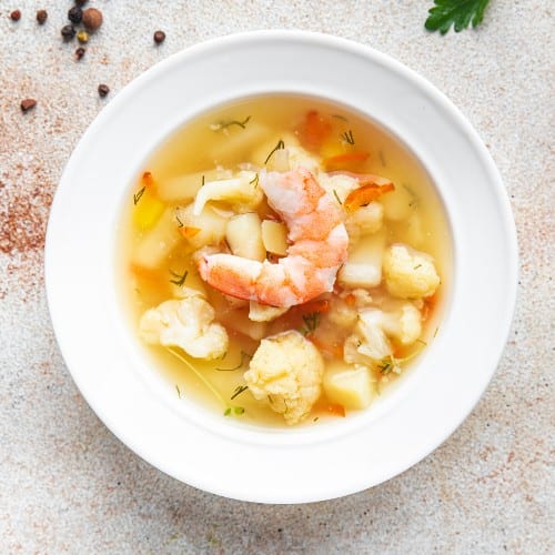 Seafood Bisque.