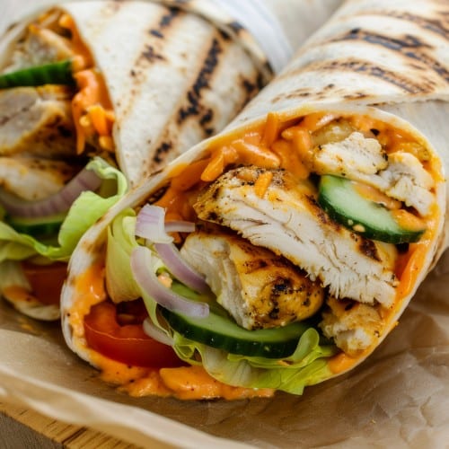 Buffalo Chicken Wrap.