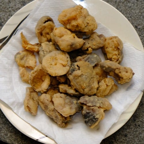 Deep Fried Mushrooms.