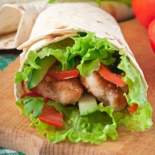 Chicken Caesar Wrap.