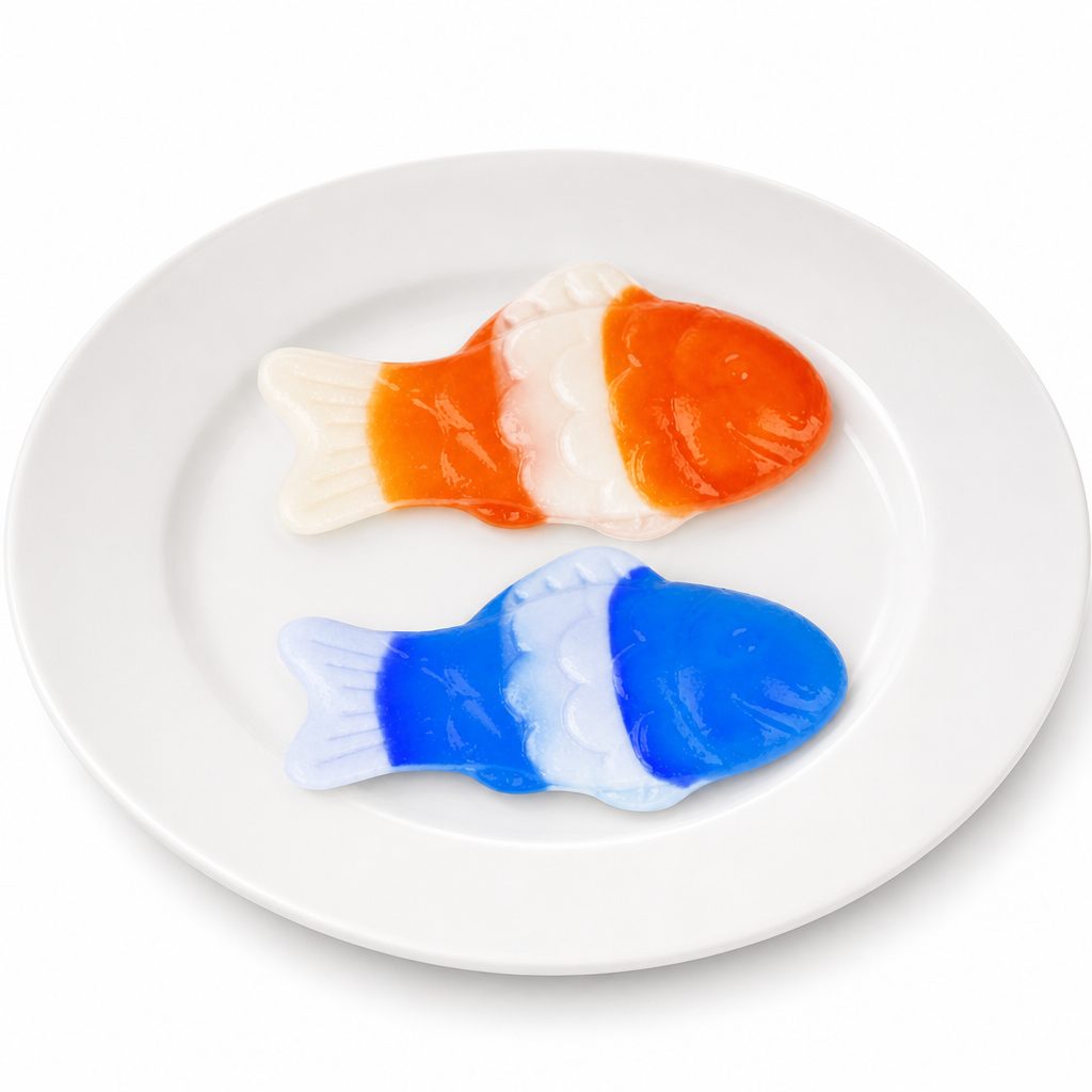 Swedish Fish Tails.