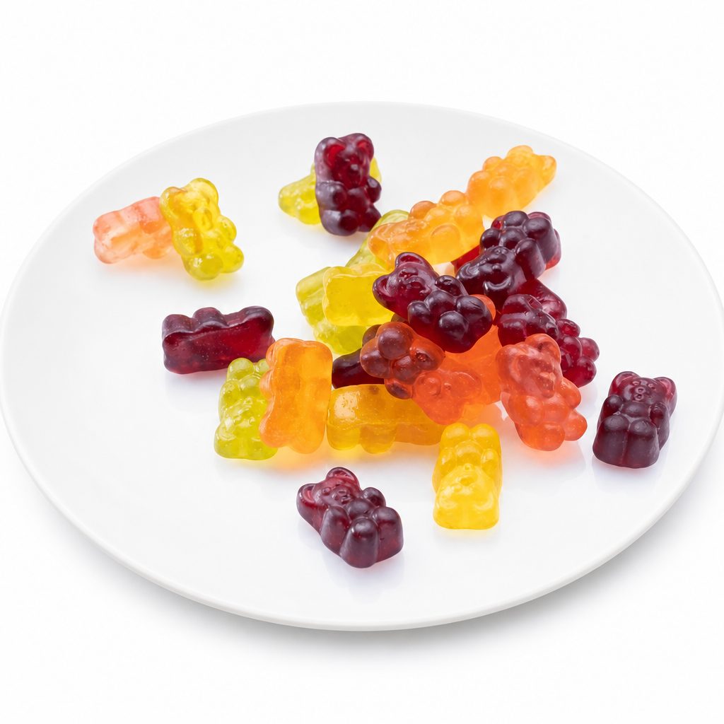 Haribo Mini Rainbow Frogs.