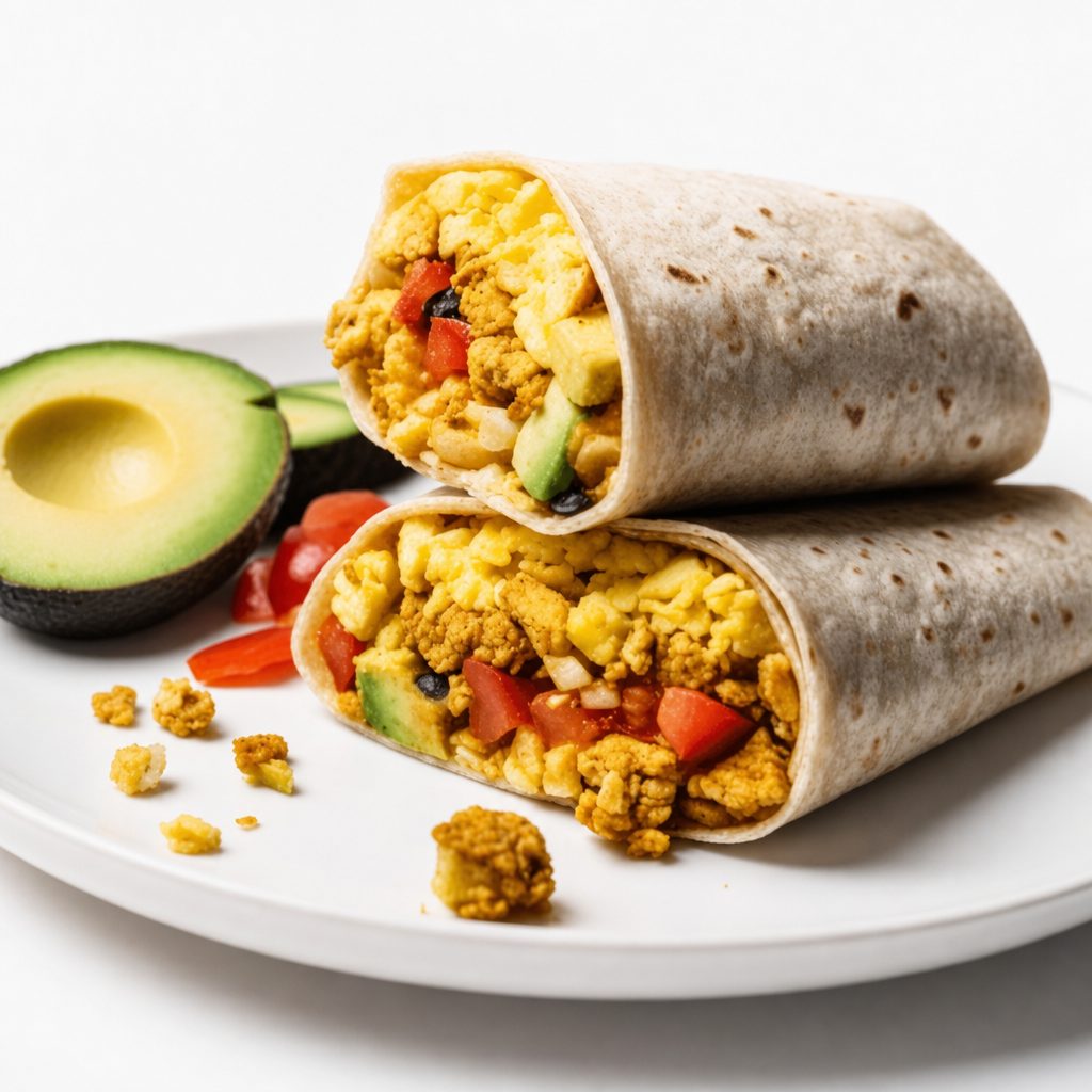 Chicken Or Steak Burrito.