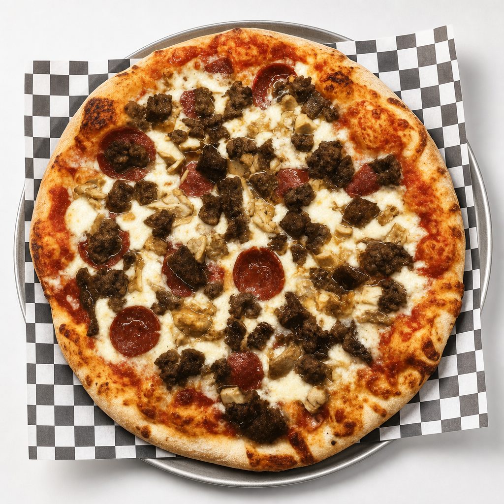 Steak Bomb Pizza.