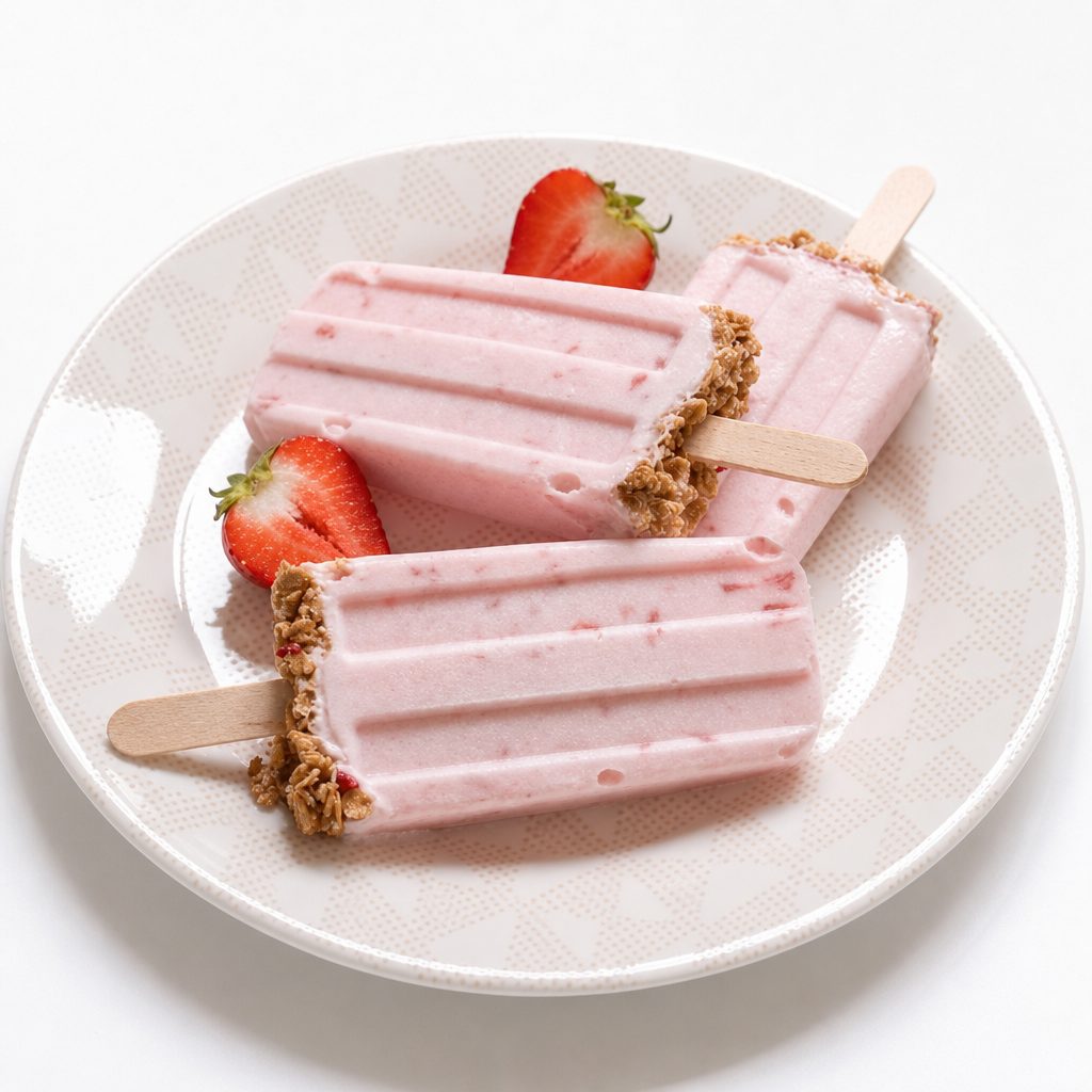 Strawberry Shortcake Ice Cream Bar.
