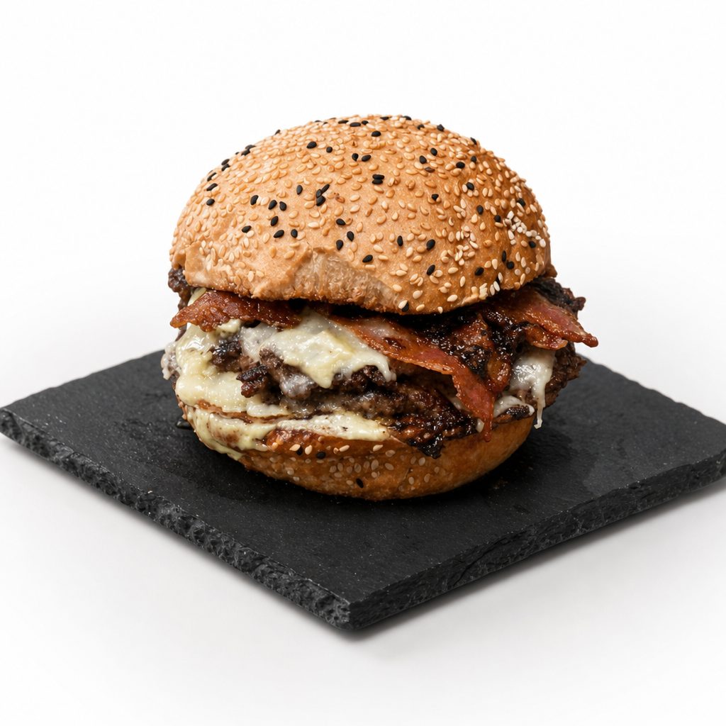 Bacon Cheese Burger.