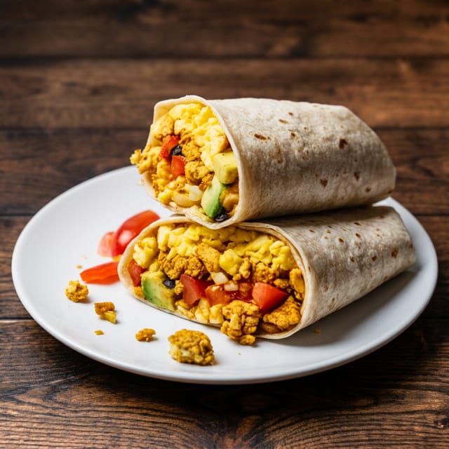Chicken Or Steak Burrito.