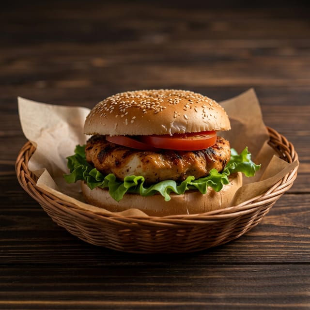 Crispy Chicken Burger.