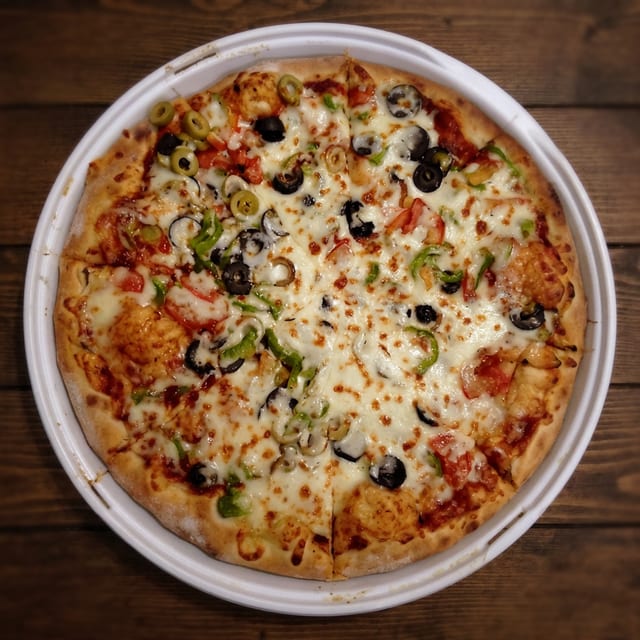 Crunchy Enchilada Pizza.