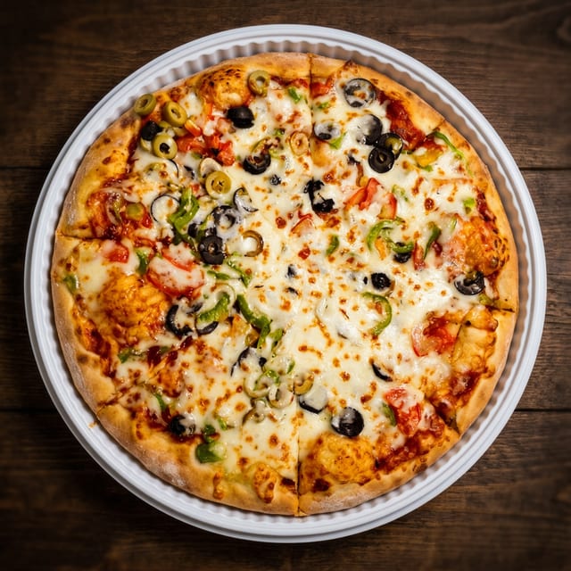 All Meat Pizza.