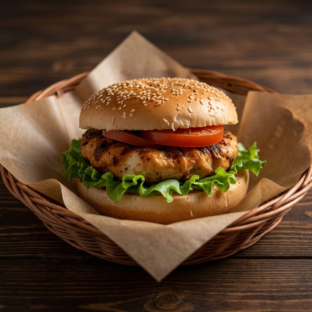 Grilled Chicken Burger.